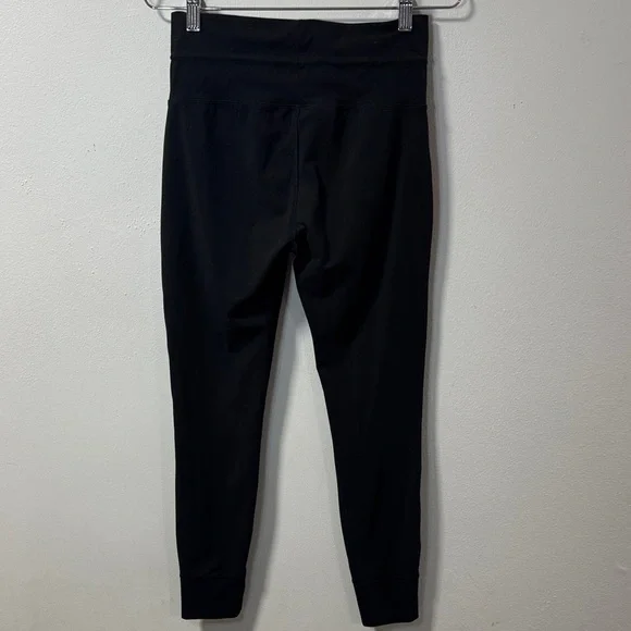 Vuori Women's Daily Legging Black Leggings 7/8 Cuffed ankles sz Medium 6013 - Picture 7 of 8